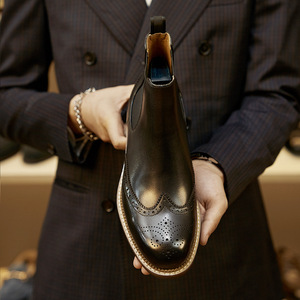 Chaussures Oxford Classiques en Cuir Véritable pour Hommes – Habillées, Formelles, à Enfiler, Bout Pointu, Soutien de la Voûte Plantaire, Imperméables - Product Image 2