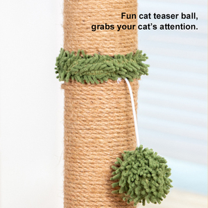 Venta al por mayor de fábrica: Nuevo poste rascador de lujo para gatos, diseño de árbol de Halloween, de piel sintética, fácil de instalar, estructura alta para trepar. - Product Image 4
