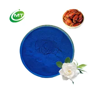 hochwertiges 100 % farbextrakt gardenia blue pulver gardenia jasminoides pulver