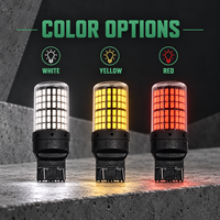 Ampoule LED de voiture HSSH 21W T20 3014 144SMD 12V 24V Blanc Jaune Rouge Ampoule de remplacement universelle pour voiture