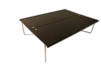 Table pliante miniature en aluminium de style Soto |   Bureau d'extérieur ultra-léger, pliable en une seconde, portable pour le camping, le pique-nique et le barbecue