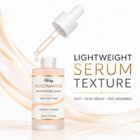 Sérum facial 5 en 1 au collagène 30 ml, hydratant, nourrissant, éclaircissant la peau, sérum à la nicotinamide, anti-taches, sérum éclaircissant pour le visage