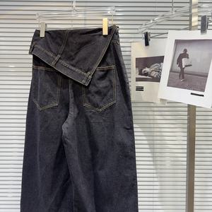 OUDINA Fashion Stitching Washed Strap Denim Overalls <strong>Dungarees</strong> for <strong>Women</strong> Casual Ladies Jeans Pants - Product Image 6