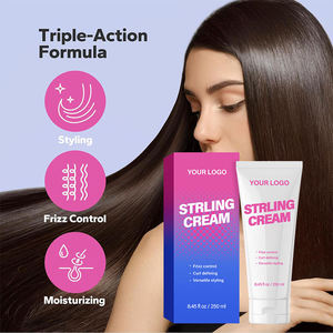 Gel Coiffant Hydratant Lissant 3-en-1 Sous Marque Privée, Crème Coiffante Anti-Frisottis pour Cheveux Bouclés - Product Image 3