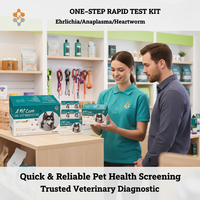 Snelle diagnostische Giardia Ag Rapid Test Kit Giardia Antigeen Rapid Test voor honden- en kattenziekten Veterinair instrument