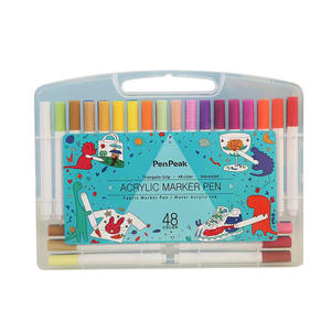 Perlengkapan Sekolah Set Spidol Art Marker Dual Tip Berbasis Alkohol Graffiti Touch Marker 262 Warna Spidol Sketsa untuk Menggambar, Mewarnai - Product Image 1