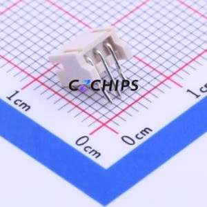 S3B-ZR-3.4(LF)(SN) Wire-to-Board Pin Header Bent Lead Through Hole,P=1.5mm Connector 1x3P 1.5mm Right Angle Insert ZH - Product Image 2
