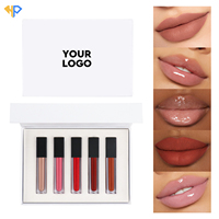 Ensemble de gloss et rouges à lèvres véganes, gloss nude, échantillon gratuit, cosmétiques à marque privée, gloss mat, brillant, mini gloss pailleté