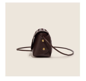 High Quality Versatile Retro Single-Shoulder Crossbody Women's <strong>Bag</strong> Fresh Fashionable Trendy Hand-Woven PU Zipper Small <strong>Bag</strong> - Product Image 4