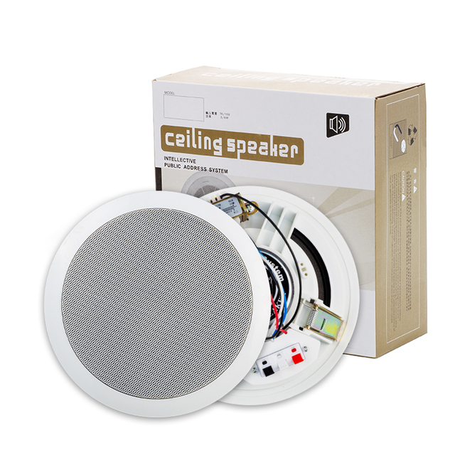 104 High Quality 6Inch 10w Speaker Waterproof Public Address Home Theatre 2 Way Ceiling Speaker System