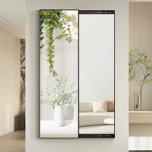 Transforma tu espacio con el arte del espejo deslizable: Mural de pared de porcelana cristalina con diseño de elefante de dibujos animados, espejo deslizable sencillo - Product Image 4