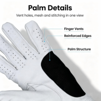 Gants de golf HAIYI en gros – Doux, durables, respirants, en microfibre et cuir PU, avec sangle de poignet réglable, doigts entiers, personnalisables en relief