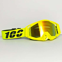 Nouvelles Lunettes de Moto Personnalisables Légères à Monture PC pour Motocross MX BMX Dirt Bike VTT Cyclisme – Verres Remplaçables