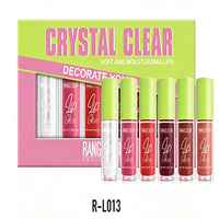 Gloss à lèvres hydratant transparent personnalisé en gros, maquillage liquide longue tenue, gloss à lèvres sexy, coffret cadeau