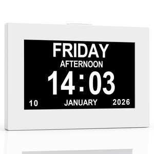 Reloj Hablante con Pantalla Táctil <span class=keywords><strong>de</strong></span> 8 Pulgadas, Calendario Digital, Atenuación Automática para Personas Mayores con Alzheimer, 21 Recordatorios Diarios, Medicación por Voz, <span class=keywords><strong>MP4</strong></span> - Product Image 6