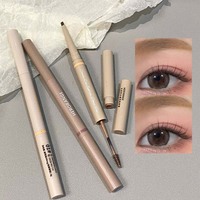 HERORANGE Teinture Sourcils à Dosage Contrôlable, Texture Poudre Soyeuse, Caramel Brun Chaud Naturel, Tenue Longue Durée