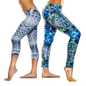 Pantalons de yoga taille haute serrés par sublimation fabricant sialkot Vinor Industrie du sport Vêtements de sport - Product Image 3