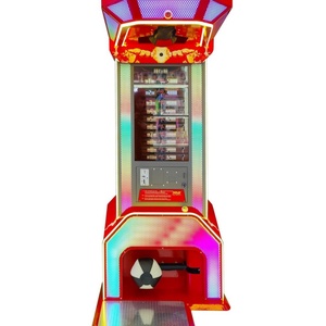Máquina de Juego Arcade de Patadas y Golpes con Luces LED Rojas P&K, Operada con Monedas, con Almacenamiento de Premios para Locales de Entretenimiento Familiar que Atrae Clientes - Product Image 6