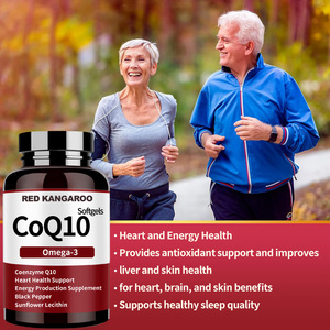 CoQ10 Ubiquinol Softgelsオメガ3サポート心臓脳健康抗酸化コエンザイムQ10ダイエットサプリメント工場 - Product Image 2