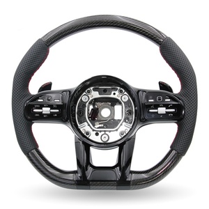 Volant en carbone directement de l'usine pour <span class=keywords><strong>Mercedes</strong></span> Benz SLS GLK <span class=keywords><strong>350</strong></span> SLK <span class=keywords><strong>GLC</strong></span> 43 GLS 600 MAYBACH - Product Image 2