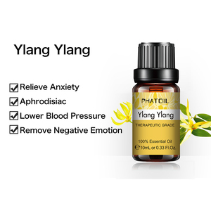 10 मिलीलीटर इलांग तेल 100% शुद्ध प्राकृतिक पौधे आवश्यक तेल, मालिश सुगंध के लिए आवश्यक तेल - Product Image 2