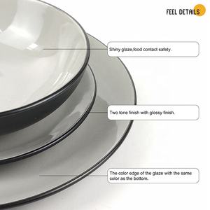 16 CS Inner et oliolid Wo tono or olor lalazed tontoneware Ceramic olirowery ininnerware et - Product Image 4