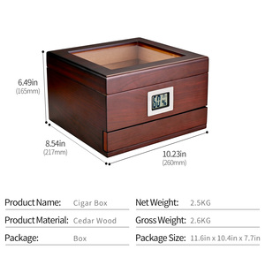 Mới xì gà Moisturizer hộp Tây Ban Nha Cedar Gỗ đàn Piano sơn công suất lớn Cuba xì gà trường hợp Humidor thiết lập với xì gà phụ kiện - Product Image 6