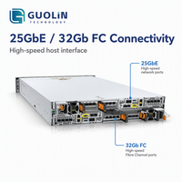 Dell EMC PowerStore 500T, stockage unifié, 25 emplacements pour disques NVMe de 2,5 pouces, 192 Go de mémoire pour la virtualisation de centre de données, base de données