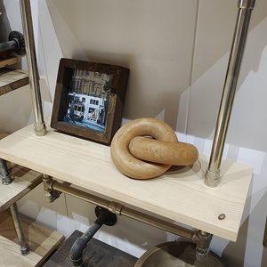 देश शैली बोहो पॉलिश कच्चे लकड़ी श्रृंखला लिंक kn लकड़ी की श्रृंखला घर सजावट पेंडेंट 2 लकड़ी की श्रृंखला मैट घर सजावट - Product Image 5