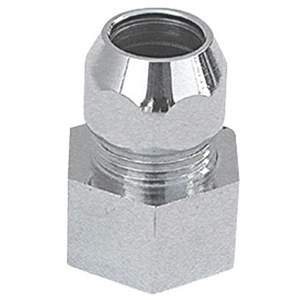 Conector Mf con Tuerca Cónica Cromada 3/8 X 3/8 Diámetro 12 para Tuberías de Cobre - Product Image 1
