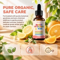 OEM AegleWell Gouttes liquides multivitaminées pour enfants 60 ml Vitamine A C D B Complex Soutien immunitaire Supplément nutritionnel pour enfants