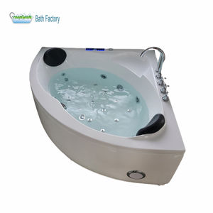 CE Home-bañera <span class=keywords><strong>de</strong></span> hidromasaje doble <span class=keywords><strong>para</strong></span> <span class=keywords><strong>interiores</strong></span>, fuente <span class=keywords><strong>de</strong></span> aire con chorro esquinero, pintura epoxi, elegante, 130x130 - Product Image 1