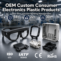 Service de moulage par injection pour boîtiers électroniques en plastique personnalisés pour appareils portables intelligents AR/VR et composants électroniques grand public