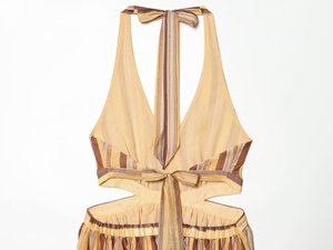 TAOP&ZA 2026 Nouvelle Robe Élégante et <span class=keywords><strong>Sexy</strong></span> pour Femme, Tendance, Simple, Coupe Ajustée, Sans Manches, Découpée, avec Ceinture à Nouer 1333542 - Product Image 4