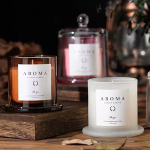 Vela Aromática Moderna Hecha a Mano con Cera de Soya, en Vaso de Vidrio Creativo, Regalo para Amigos y Decoración del Hogar para Diwali - Product Image 5