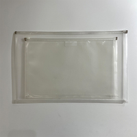 Classeur économique A4 A5 A6 à 6 trous, pochettes à monnaie, classeur à fermeture éclair transparente, pochette en plastique PP pour la monnaie ou les reçus