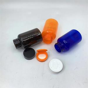 Прямая поставка с фабрики, белые 175cc Синие Пустые таблетки для домашних животных, биоразлагаемые Медицинские бутылки для лекарств - Product Image 4