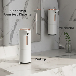 Popular Design Wall Mounted Foam Soap Dispenser 350ml Desktop Touchless Automatic Sensor Soap Dispenser <b>for</b> Bathroom Kitchen - Product Image 1