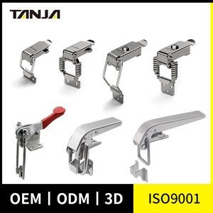 Adjustable <strong>toggle</strong> latch small size <strong>toggle</strong> <strong>clamp</strong> for toolbox zinc-plated heavy duty vertical spring hasp for packing case - Product Image 2