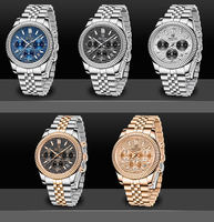 Montre chronographe de luxe pour homme Benyar S001, module de temps VD53, montre à quartz, Reloj Para Hombre