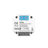 DA-4S Variateur de lumière DALI à 4 boutons, alimentation bus DALI, contrôle de charge maximale 300W, télécommande, garantie 5 ans