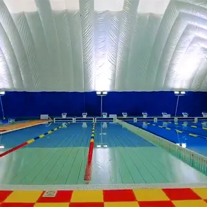 Schwimmbad-Kuppel Membranstruktur Gym Membranstruktur Luftkuppel Fabrik