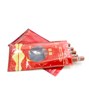 Sacs d'humidification transparents à fermeture éclair pour cigares, sacs premium pour <span class=keywords><strong>5</strong></span> cigares, emballage personnalisé en plastique pour humidor à cigares - Product Image 1