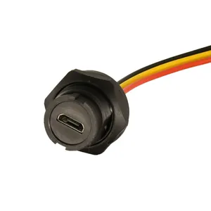 <span class=keywords><strong>Micro</strong></span> USB vít nhanh chóng khóa Adapter PCB ổ cắm Type-C Bảng điều chỉnh núi USB2.0 USB3.0 Dây cáp nối IP67 Nữ âm thanh & video - Product Image 4