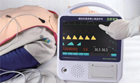 Maniquí de Simulación Portátil para Monitorización de ECG junto a la Cama, Ayuda Metálica para RCP, Ciencia Médica