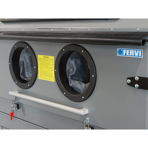Sableuse à pression Fervi 0605 avec 2 aspirateurs 2x230V 1.2kW - Product Image 5