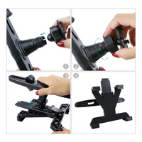 Support de téléphone portable et tablette pour siège arrière de voiture, nouveau support paresseux pour appuie-tête arrière, moulage par injection