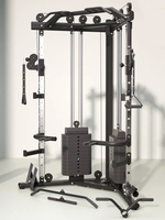 Popular Máquina de Cruce de Poleas para Gimnasio Máquina Smith Comercial Equipo de Fitness Jaula de Potencia Pórtico de Pájaro Entrenador Funcional para el Hogar