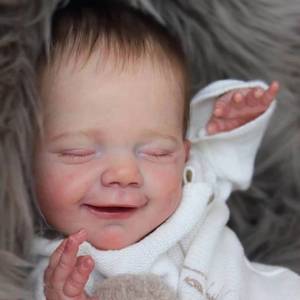 Boneka Reborn Bayi Baru Lahir Mini Realistis Silikon Lembut Seluruh Tubuh Kostum Cina Asli Perempuan Laki-laki Baju Hitam Menangis untuk Dijual - Product Image 5