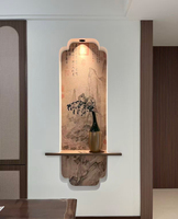 Meuble TV moderne peint de qualité supérieure pour salon, en bois durable et écologique, avec design mural